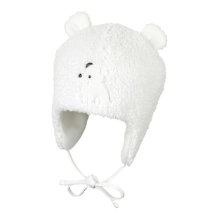 Bonnet en peluche avec oreilles ours polaire