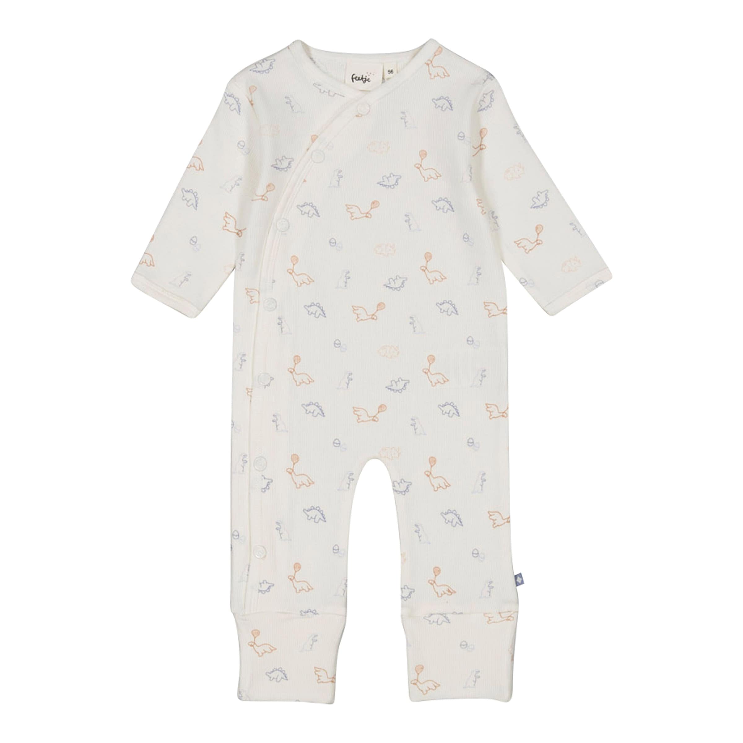 Feetje Overall mit Klappfuß Dinos Rippqualität