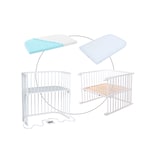 Produkt Bundle Beistellbett Boxspring inkl. Matratze MediTex® und Kinderbettumbausatz inkl. Matratze MediTex® extraluftig