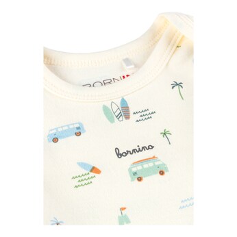 3er-Pack Bodys kurzarm Strand Ringel
