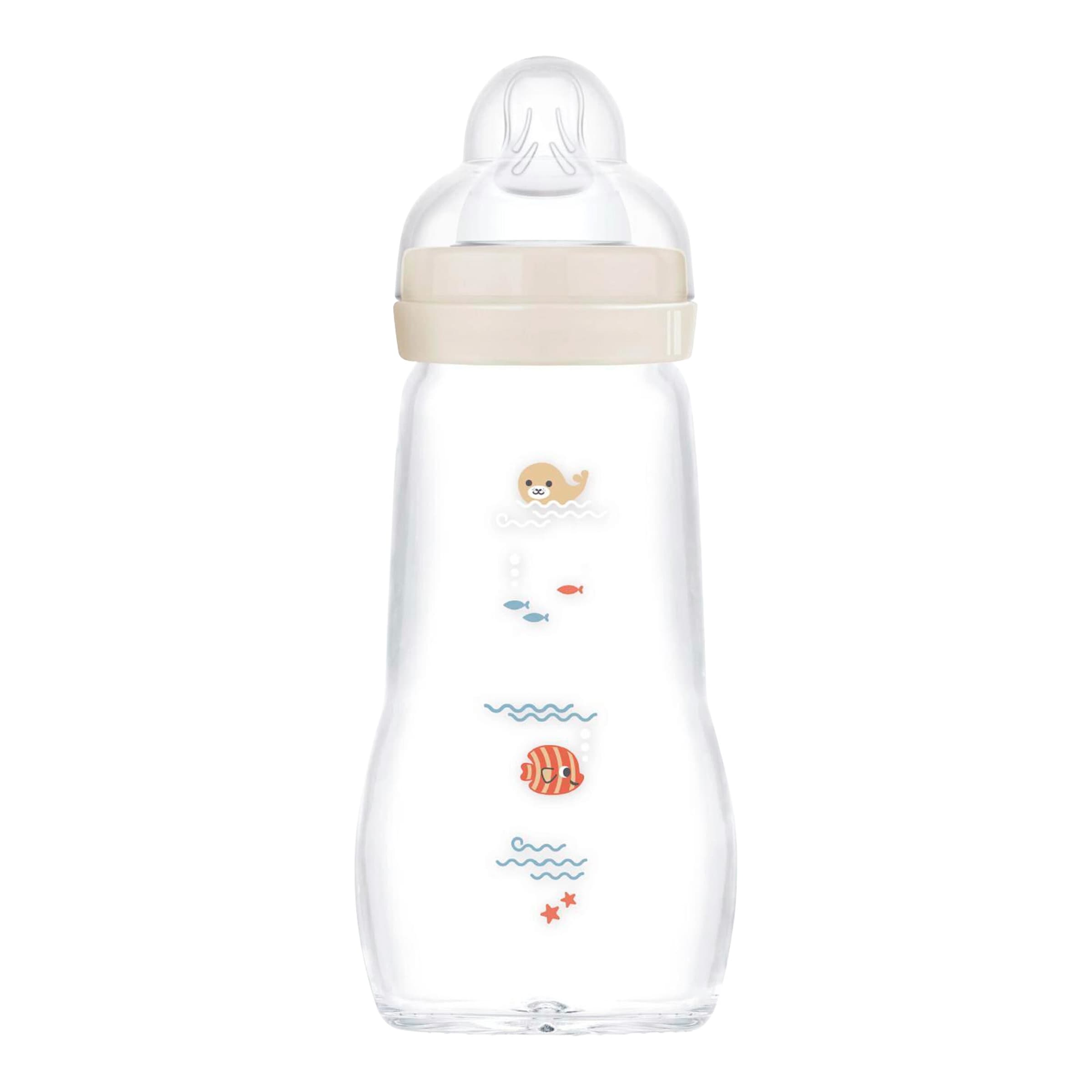 Mam Babyflasche Feel Good matt, Glas, 260 ml, ab 0M