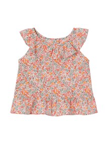 Ärmellose Bluse mit Print Mädchen Baby