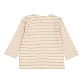 Shirt langarm Ringel Rippqualität