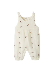 Mädchen Baby Overall, bestickte Motive