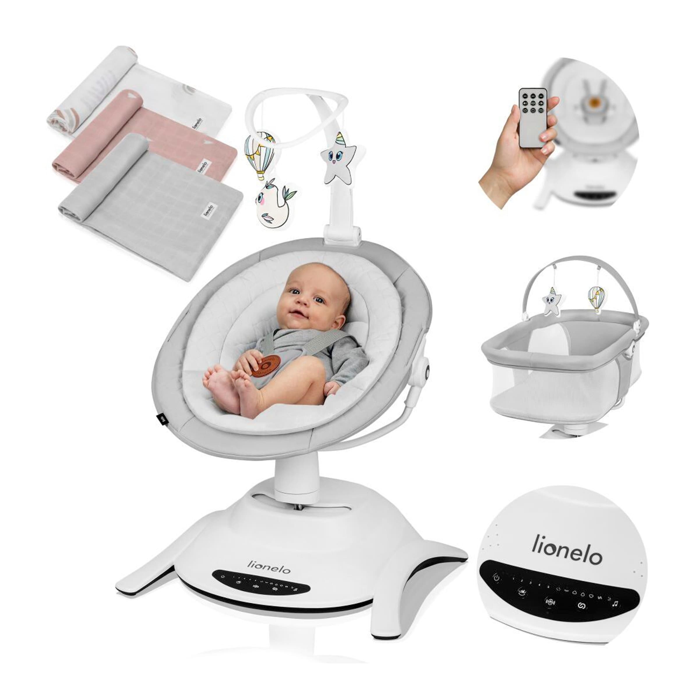 Lionelo Babyschaukel Bella Set 2in1