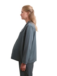 Satin-Schlafanzug für Schwangerschaft & Stillzeit Oeko-Tex