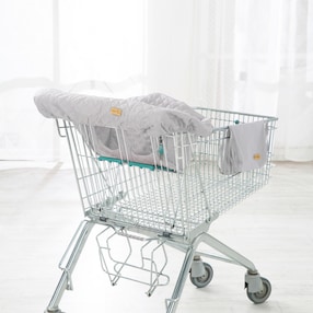 Einkaufswagenschutz inkl. Tragerucksack roba Style grau
