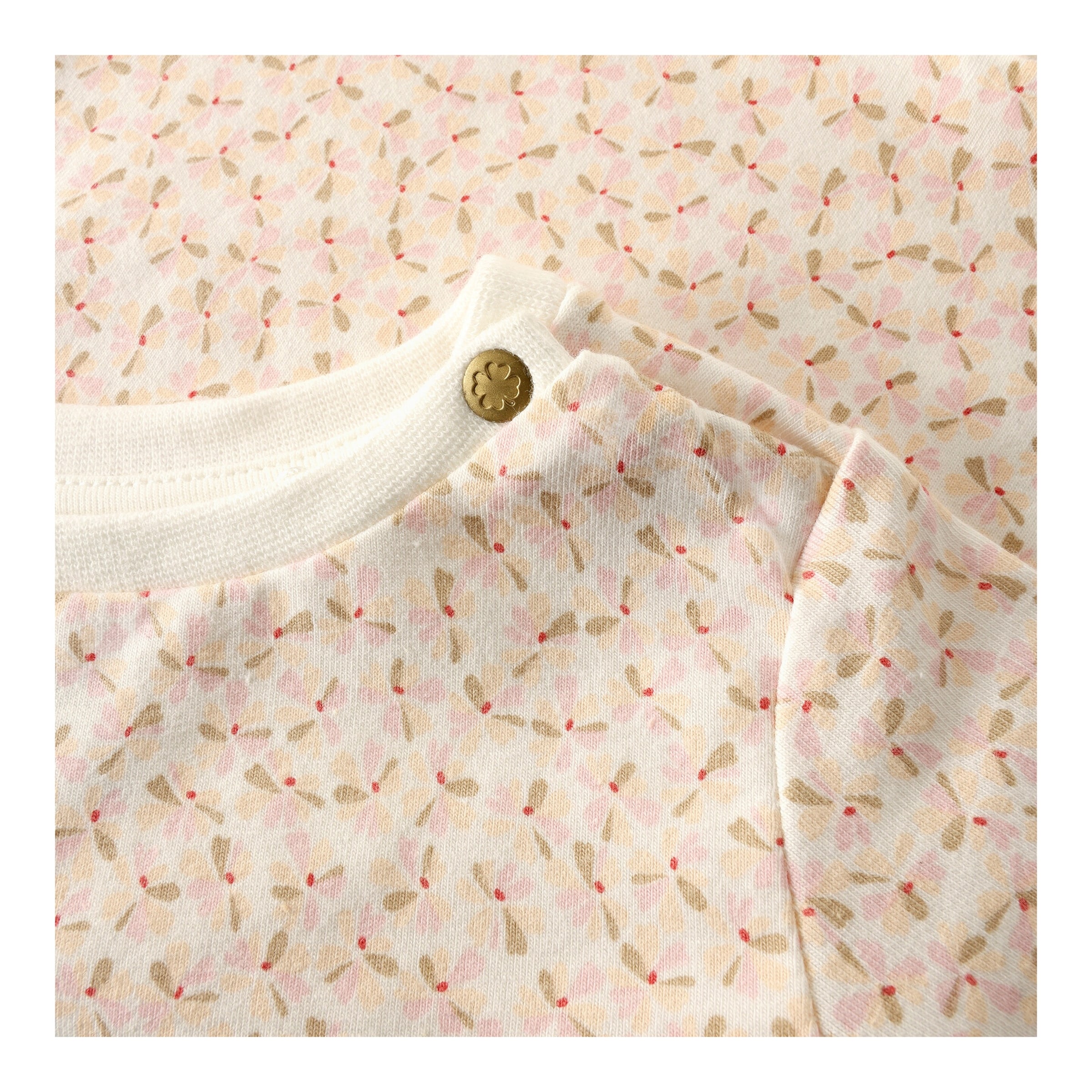 Shirt langarm Blumen