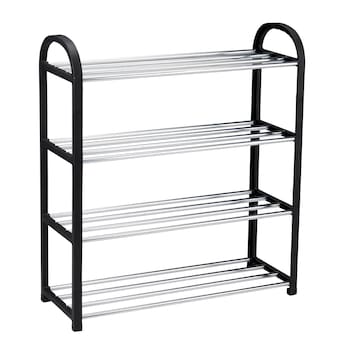 Plaatsbesparend schoenenrek