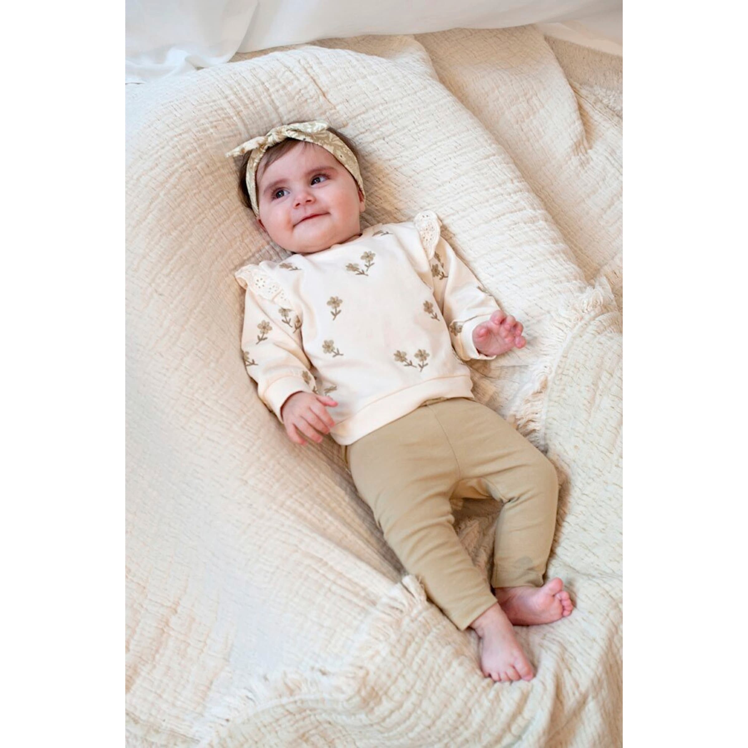 Leggings Lochstickerei