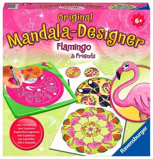Mandala Designer Flamingo & Friends