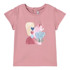 T-Shirt Blume Schmetterling