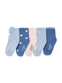 5er-Pack Baby Socken Bär