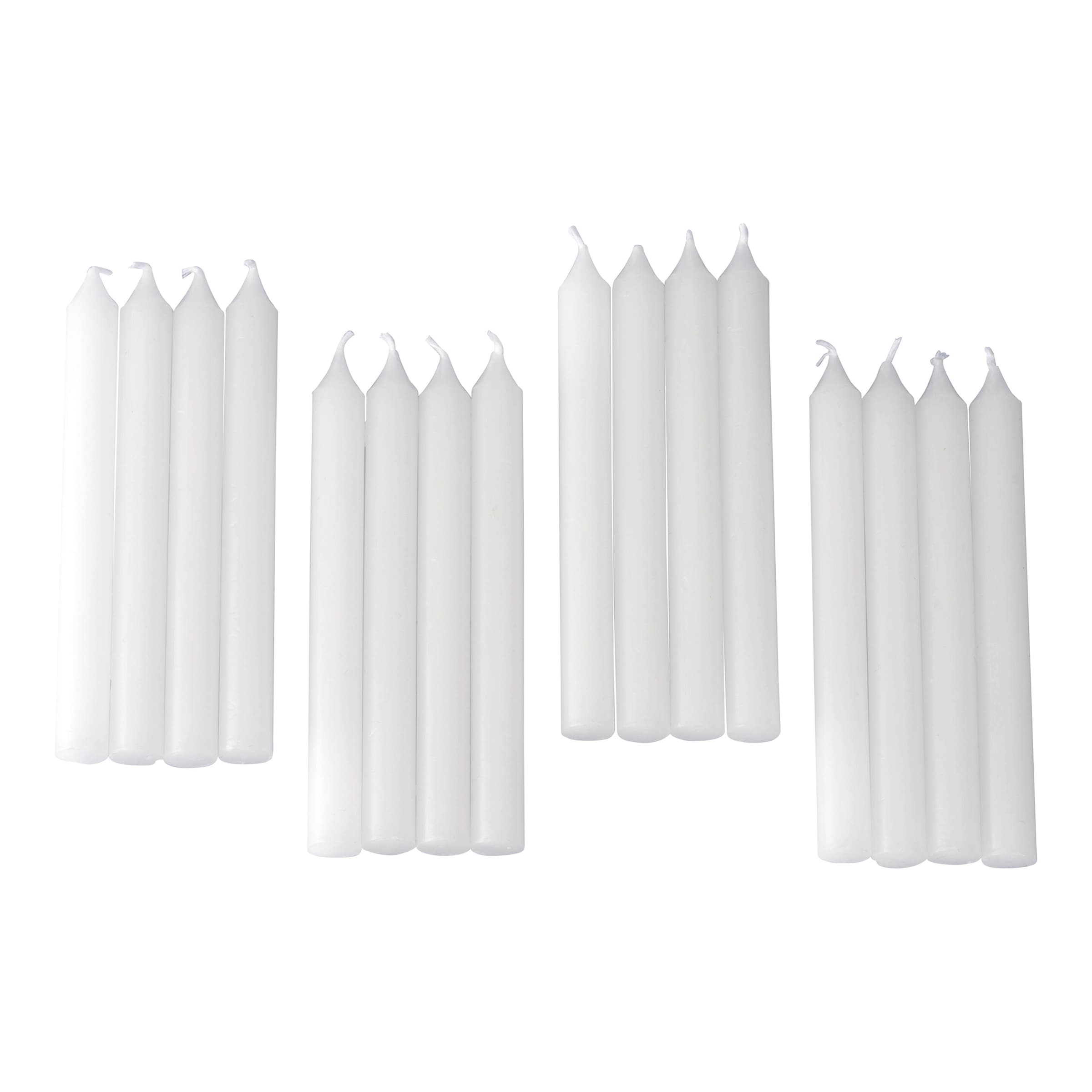 Kopschitz Candele Stabkerzen - 6 Candele A Tronco Di Cono Bianche, 30 X 3 Cm, Qualità RAL Made In Germany, Adatte A Candelabri - 2