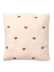 Deko-Kissen HERZENSWÄRME aus Bouclé-Stoff Kinderzimmer