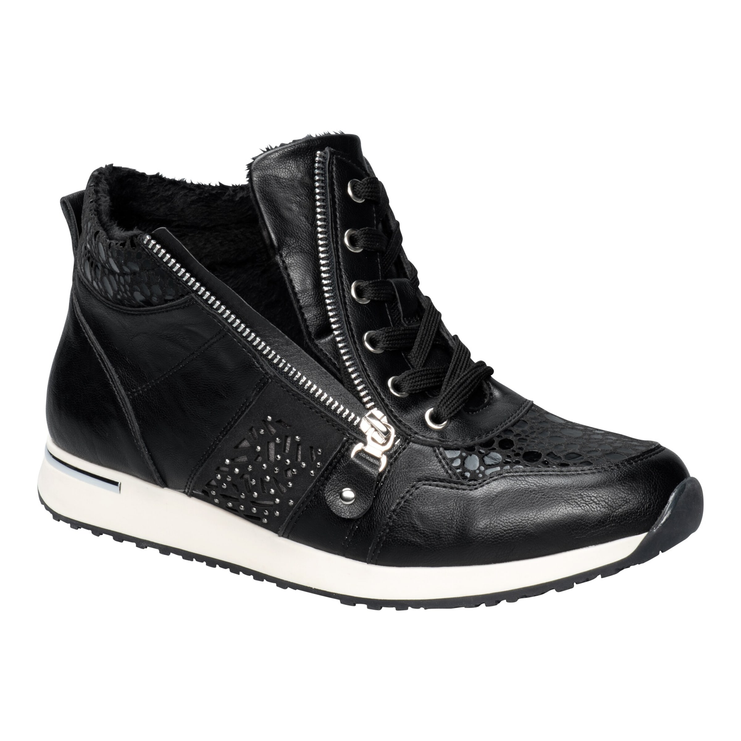 Wärme-Knöchelsneaker mit Leder "Linda"