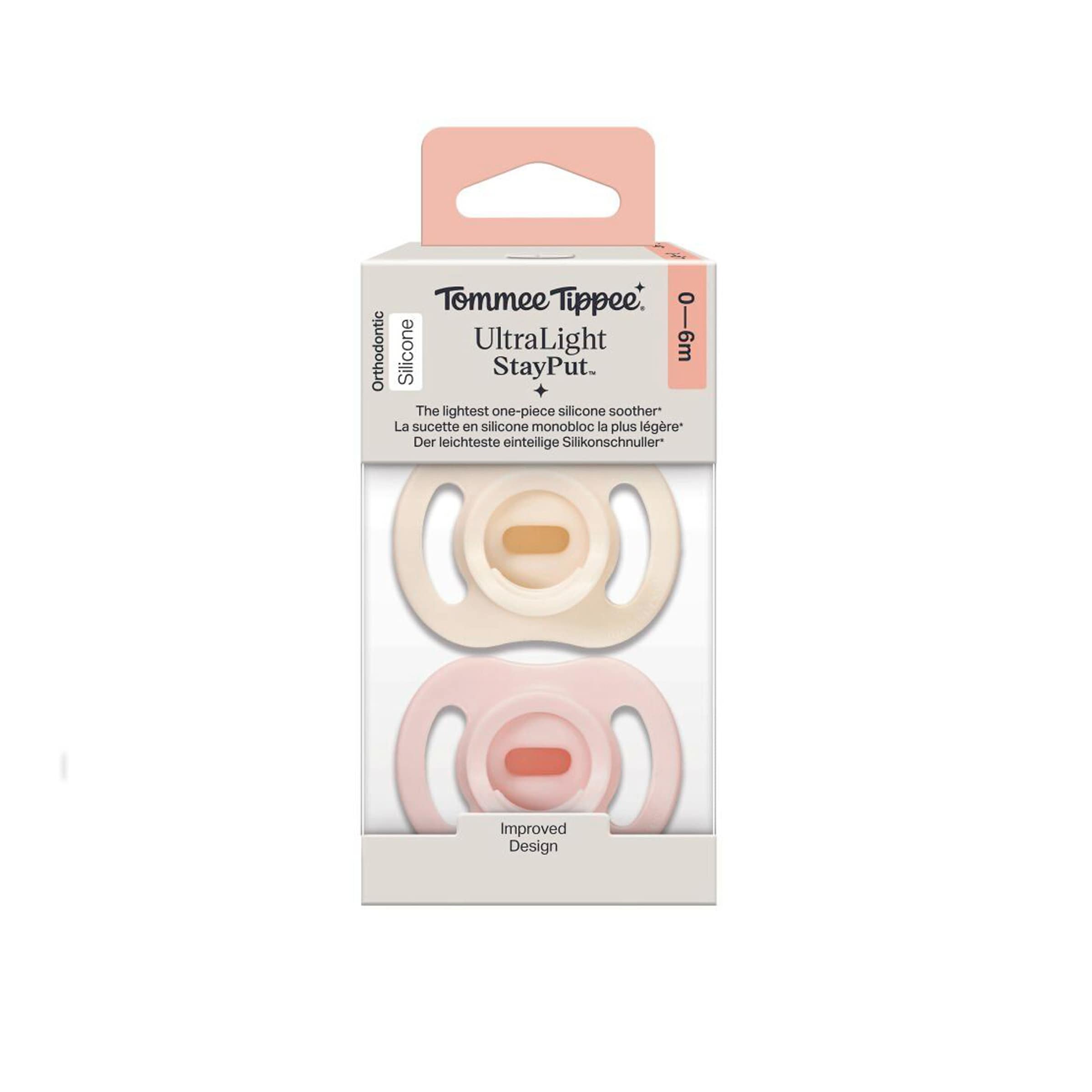 Tommee Tippee 2er-Pack Schnuller ultra light 0-6M