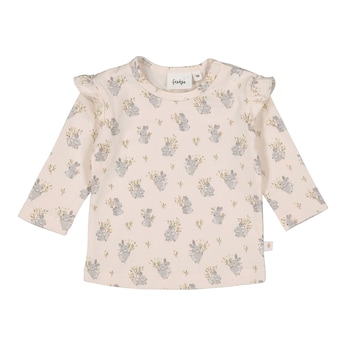 Shirt langarm Hasen Rüschen