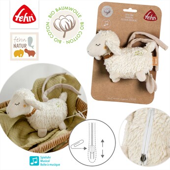 Mini-Spieluhr Schaf fehnNATUR 14cm