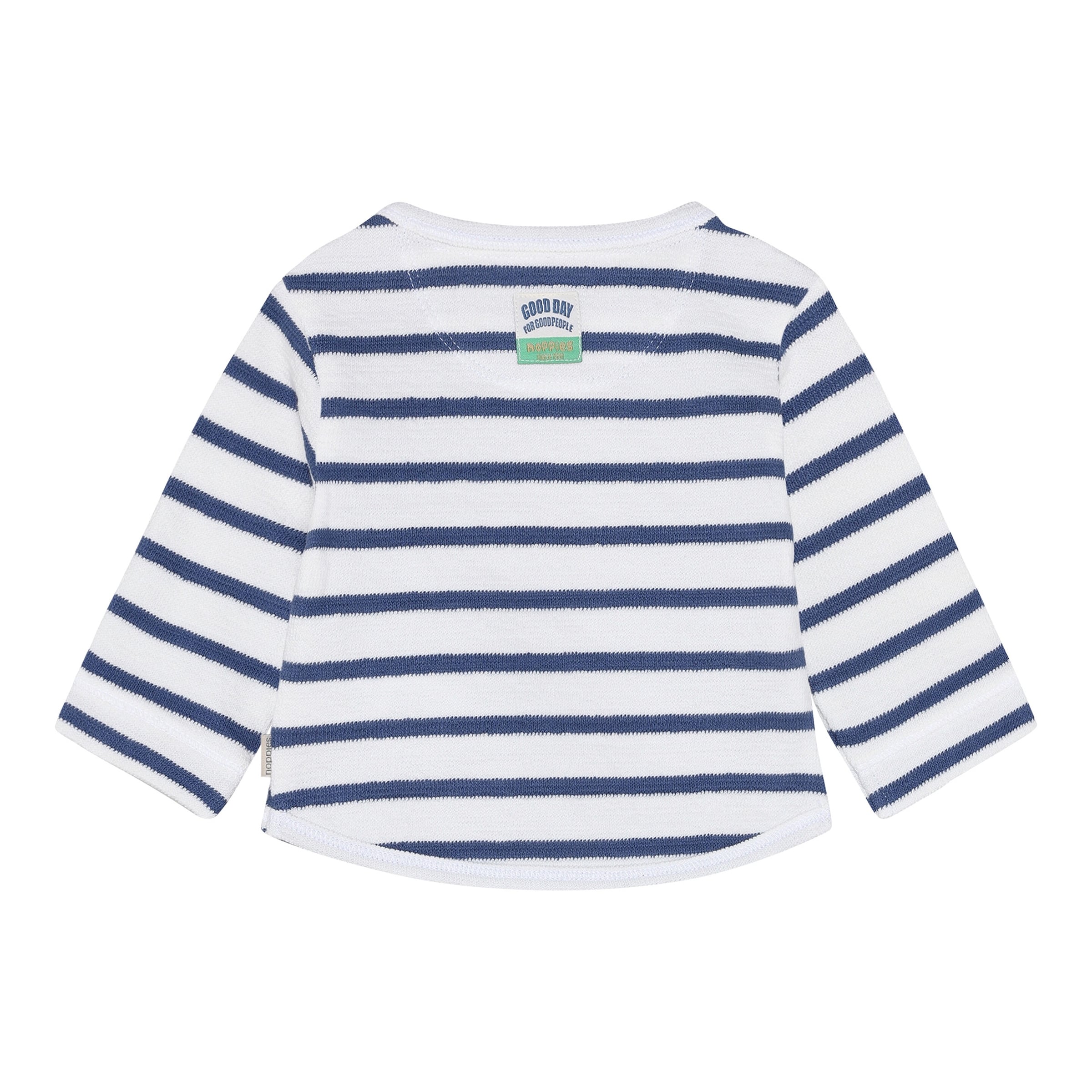 Noppies Shirt langarm Struktur Ringel