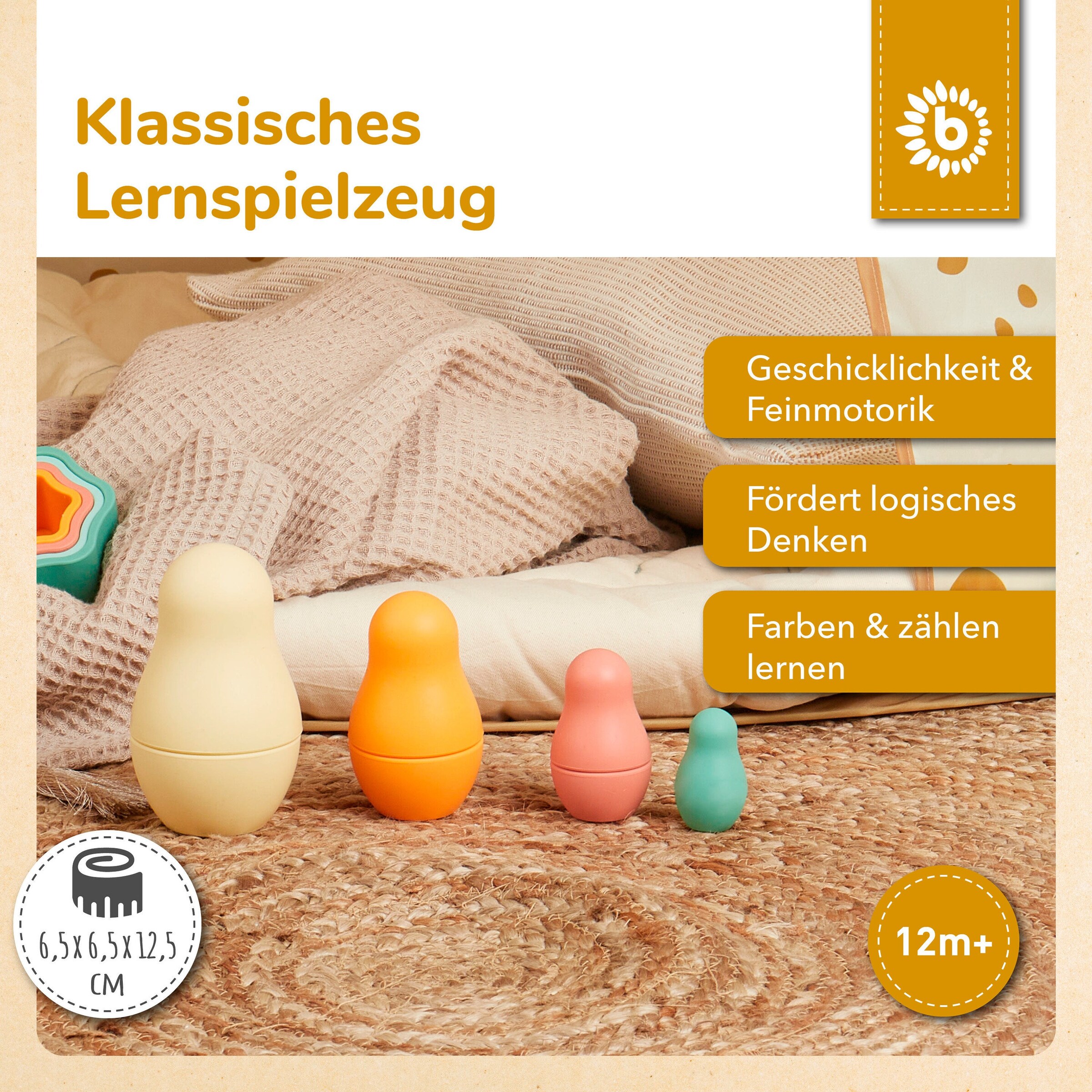 Bieco Matroschka Silikon - ab 6 Monate