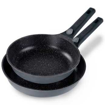 STONELINE SMART Pfannen-Set 2-teilig 24/28 | ohne Deckel - Grau