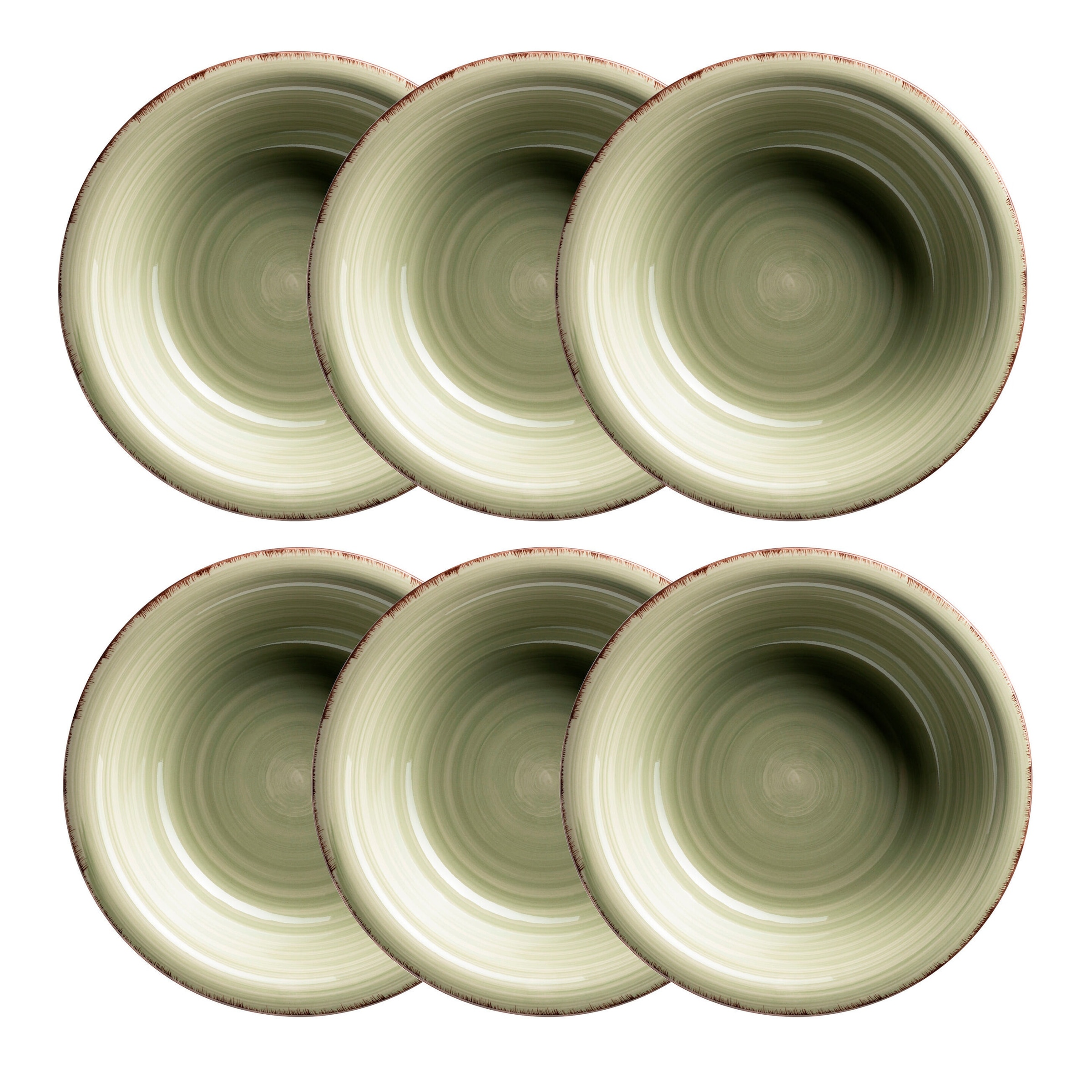 Suppenteller-Set, Steingut LUMACA