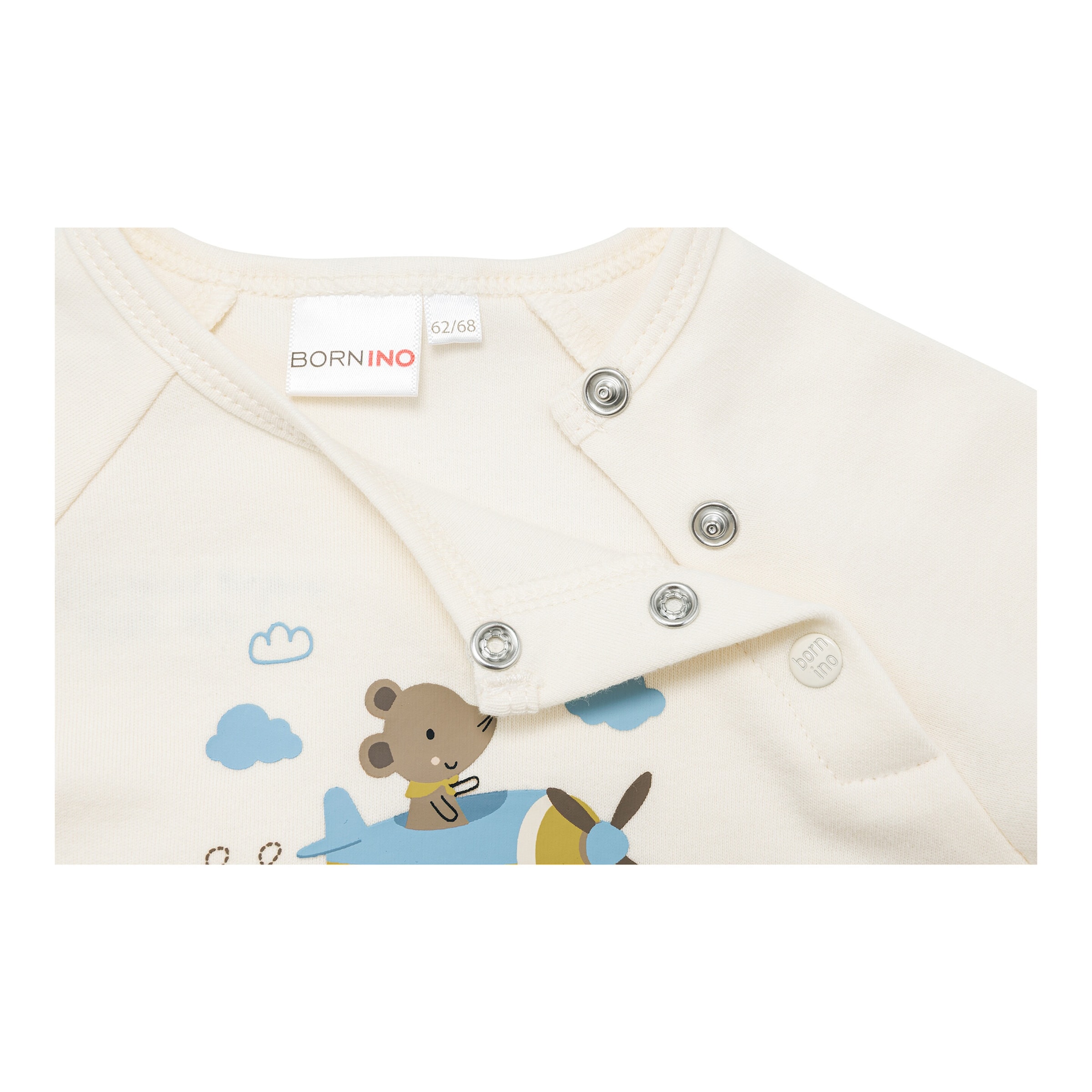 Raglanshirt langarm Maus