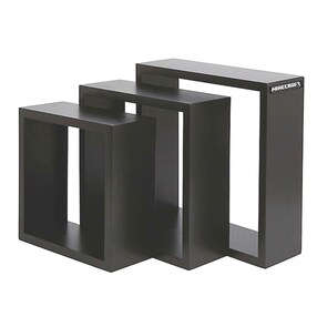 Wandregale, 3er Set, Cubes MINECRAFT 