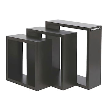 Wandregale, 3er Set, Cubes MINECRAFT 