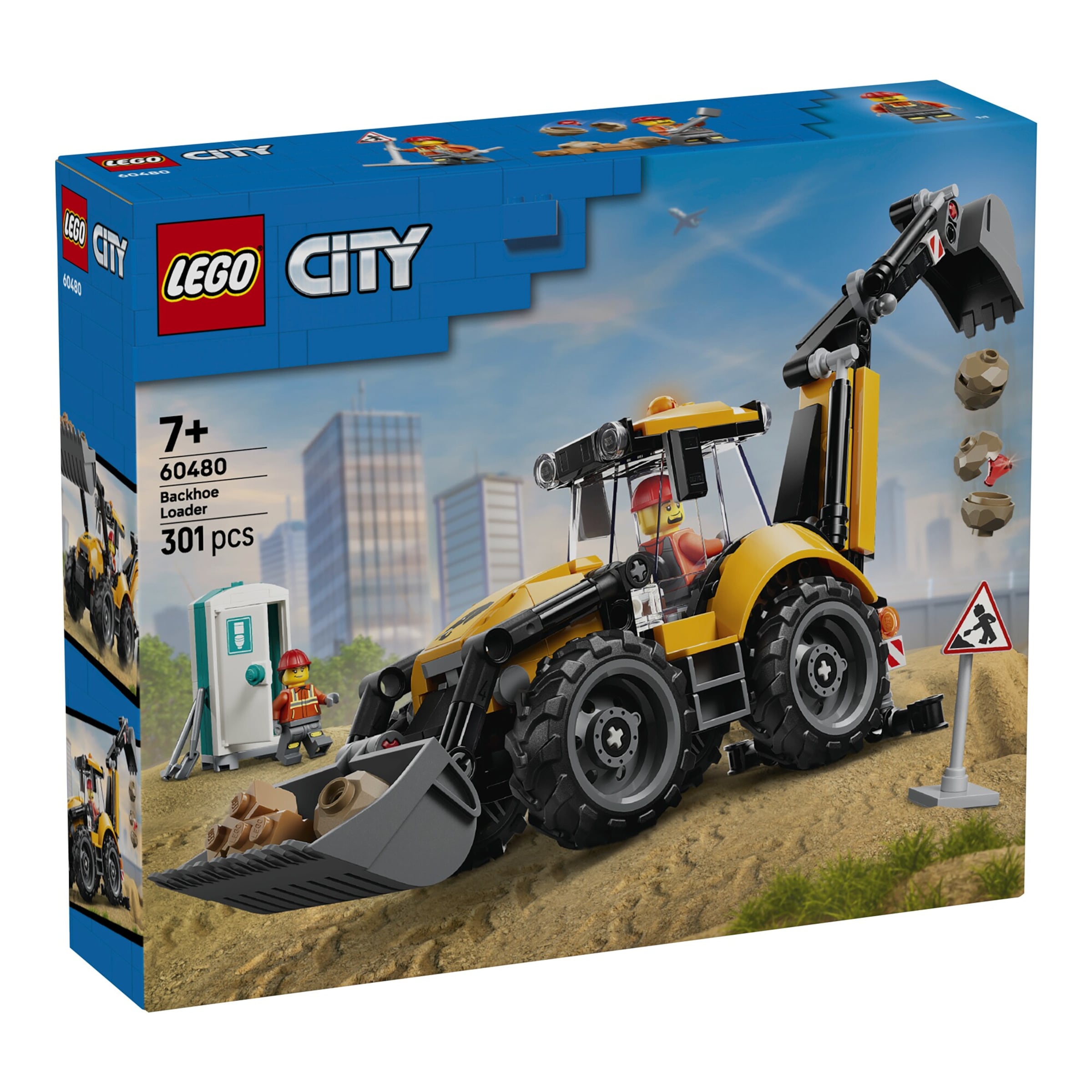 Lego® City 60480 Gelber Baggerlader