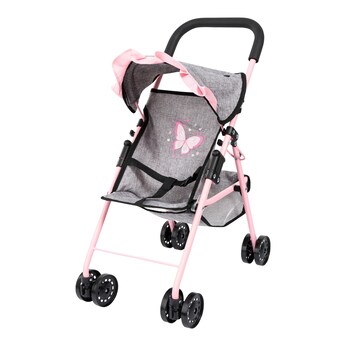 Puppen-Buggy Set mit Reisebett, Spielbogen und Zubehör