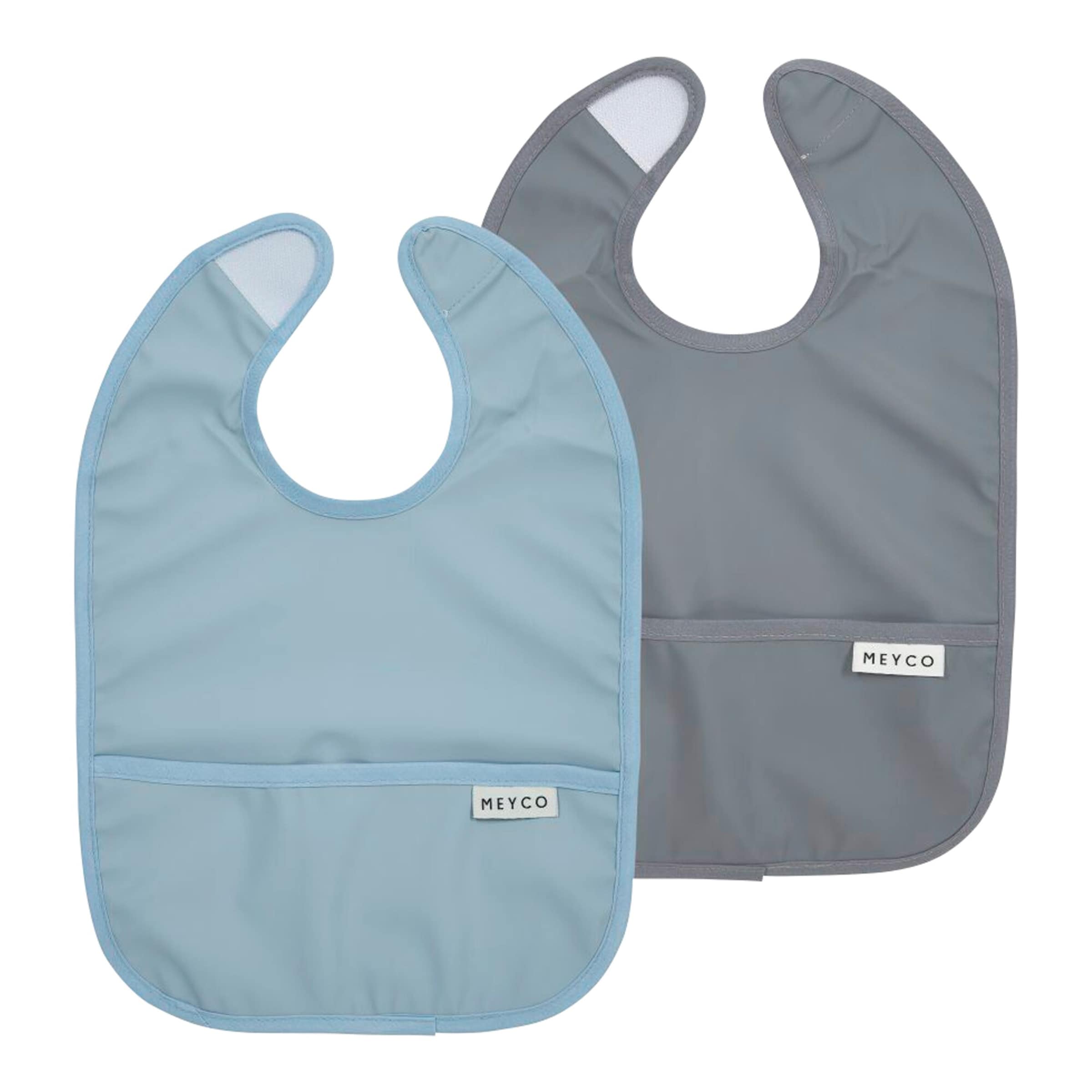 Meyco Baby 2er Pack Lätzchen mit Auffangschale