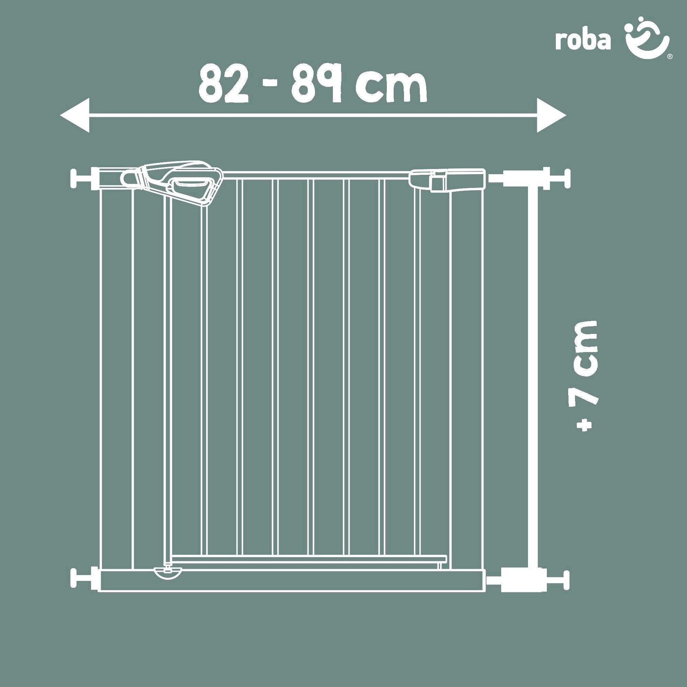 Roba Anbauteil Metall 7 cm easySafe+