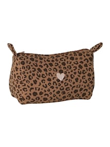 Bio-Kollektion: Wickeltasche mit Leoprint mit Recycling-Polyester