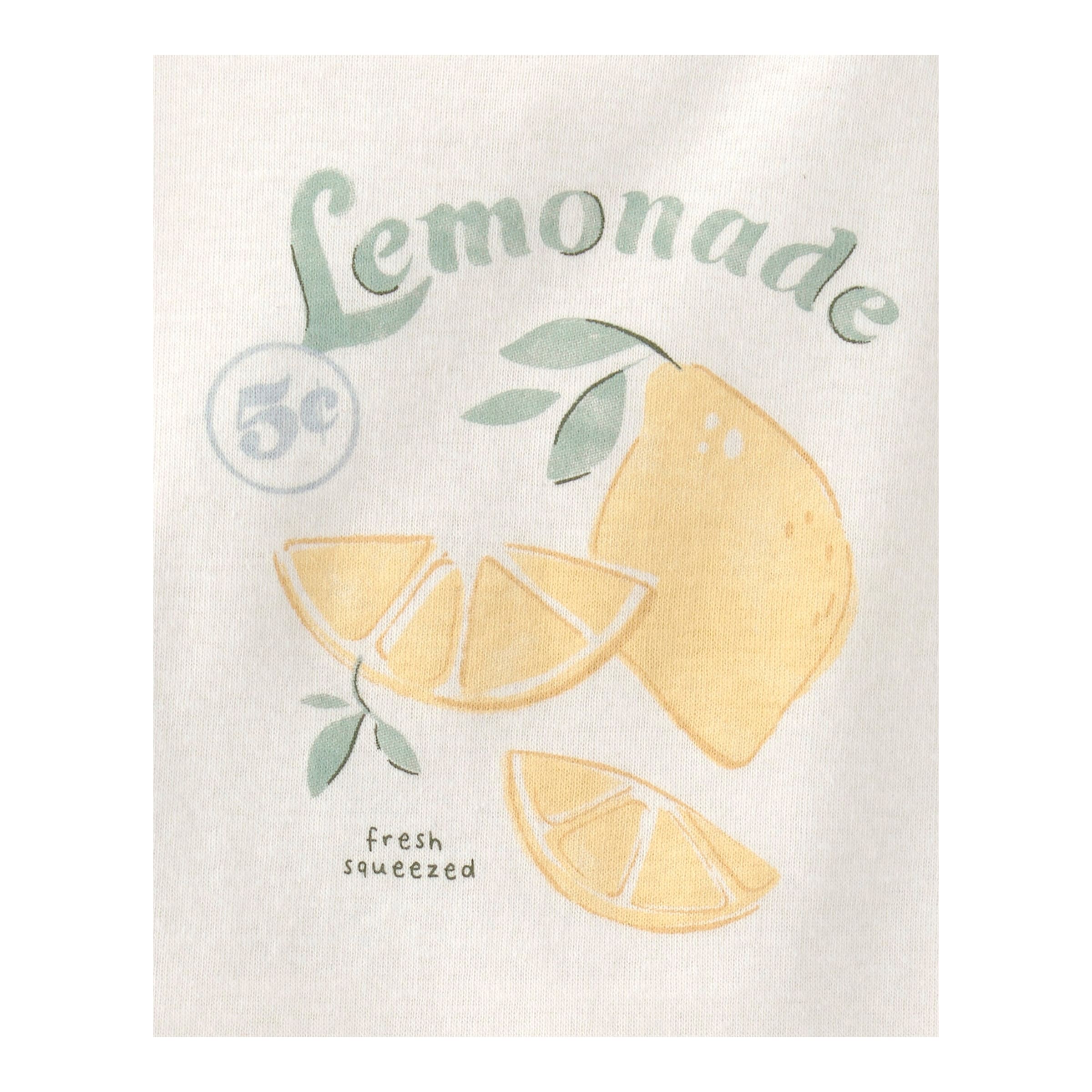 Carter's 3-tlg. Set T-Shirt, Sweatjacke und Shorts Zitrone