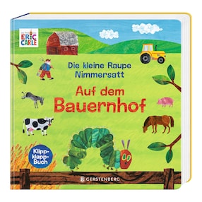 Livre d’images cartonné Auf dem Bauernhof Die kleine Raupe Nimmersatt