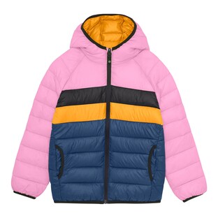 Steppjacke mit Kapuze Colorblock