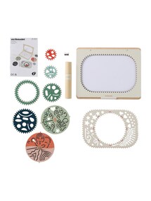 Kreativ-Set Spiralen und Mandalas aus FSC®-Holz