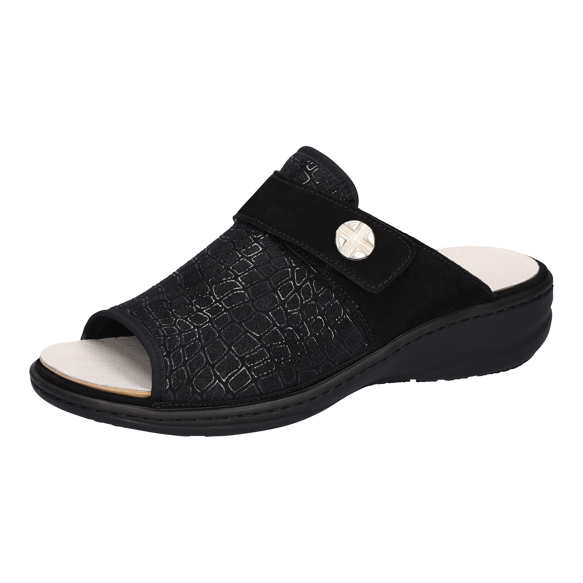 Damen-Pantolette „Heria soft” schwarz 39 Damen