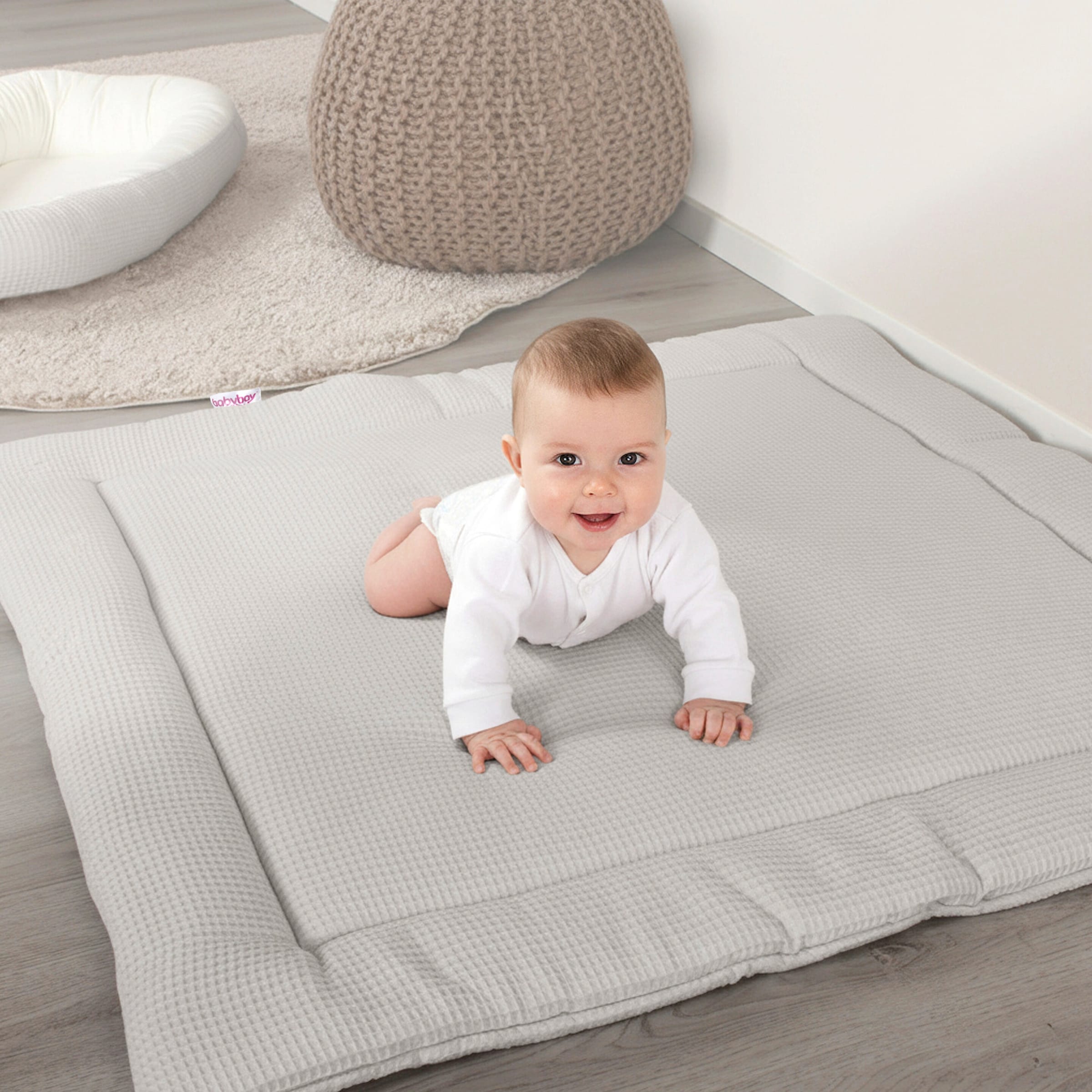 Krabbeldecke Waffelpiqué 75x100 cm