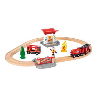 Eisenbahn-Set Bahn Feuerwehr Set