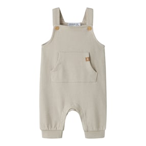 Sweat-Latzhose mit Bauchtasche Struktur