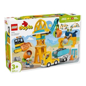 10476 Baustelle mit Baufahrzeugen - 3-in-1-Set