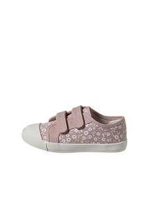 Mädchen Stoff-Sneakers mit Klett und Anziehtrick