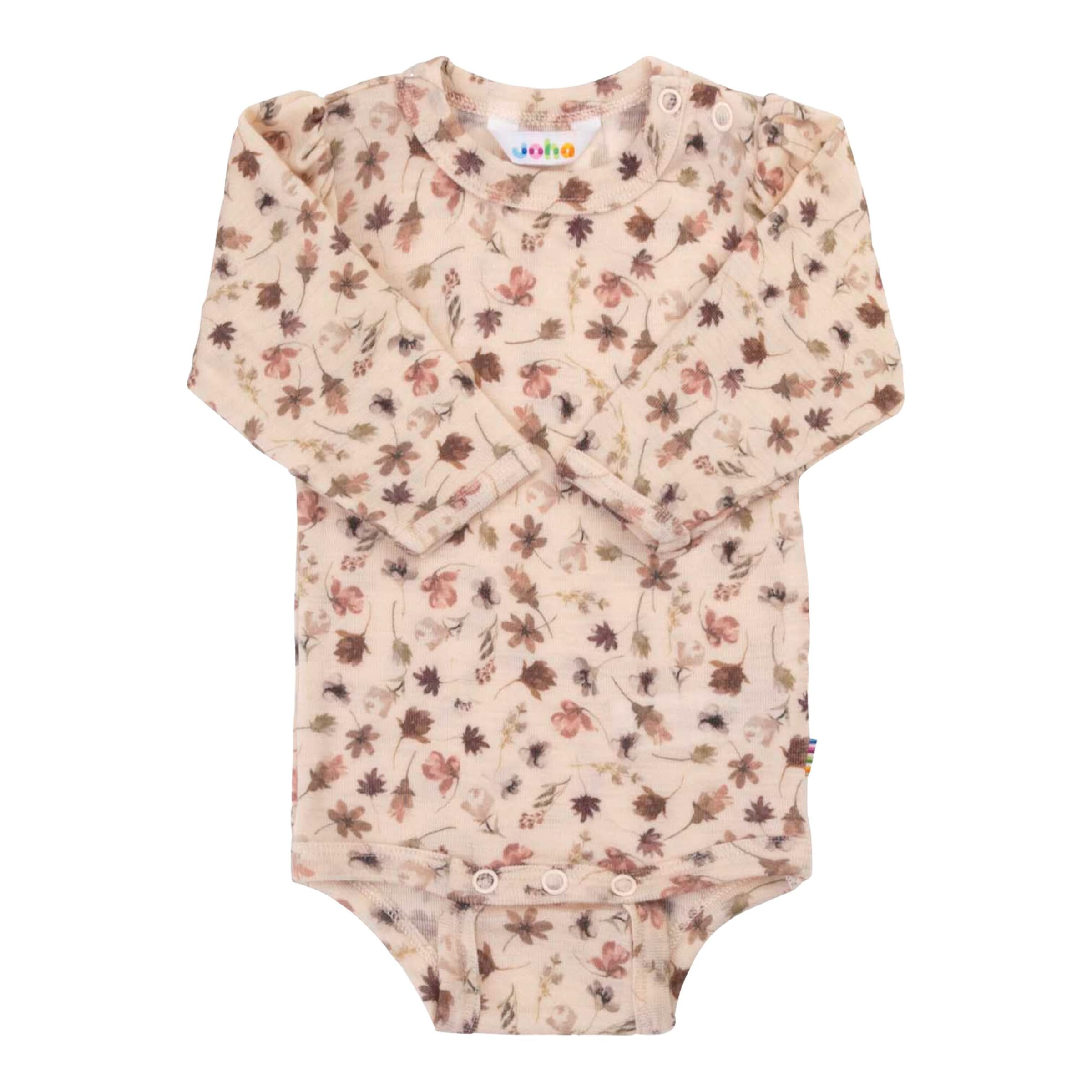 Joha Woll-Body langarm Blumen