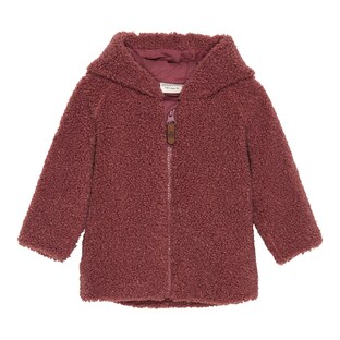 Plüschjacke Kapuze mit Ohren