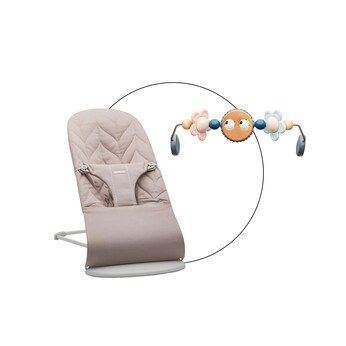 Bundle Babywippe Bliss gewebt inklusive Spielbogen 