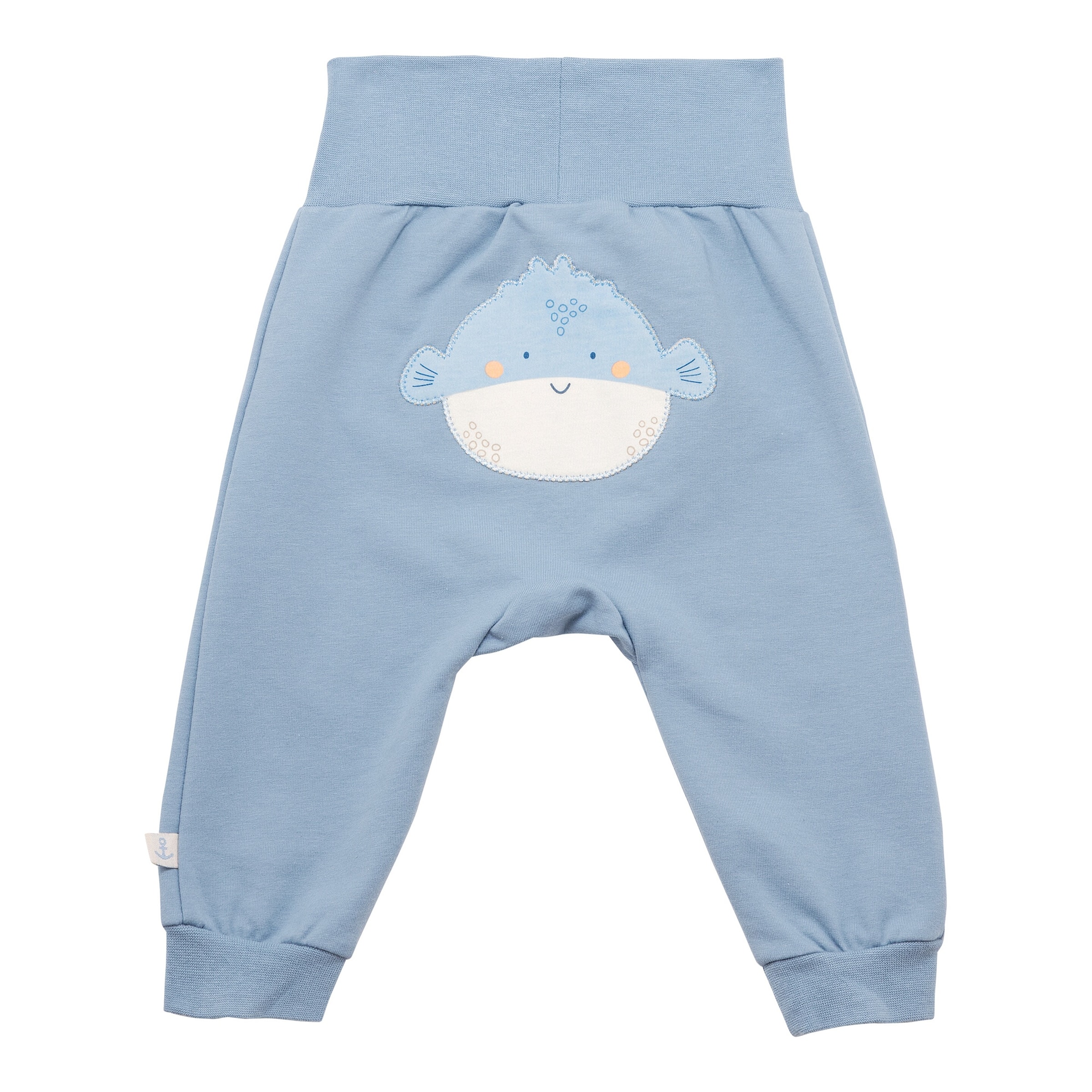 Thumbnail - Bornino Aqua Friends Jogginghose mit Po-Applikation Kugelfisch