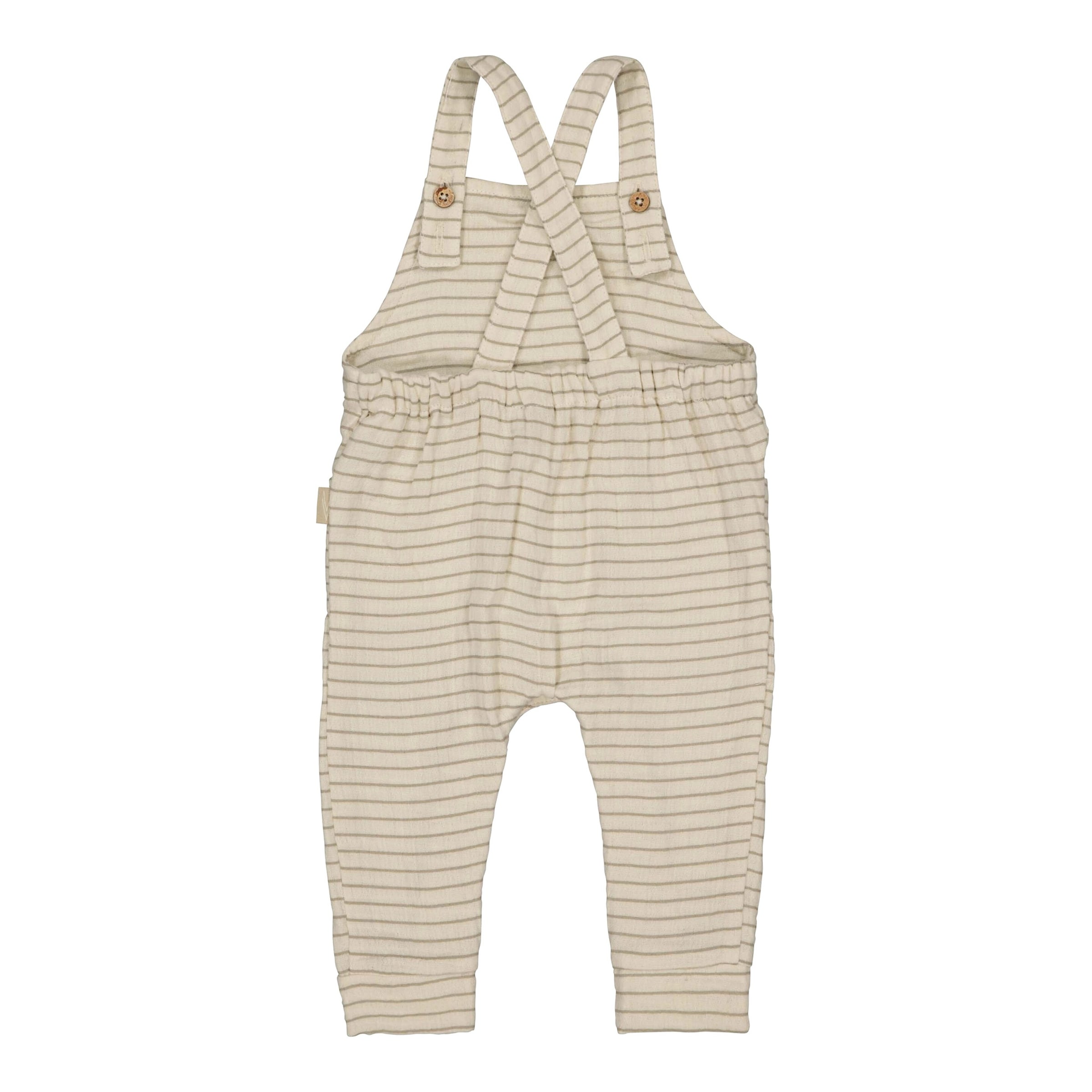 Levv Musselin-Latzhose Ringel